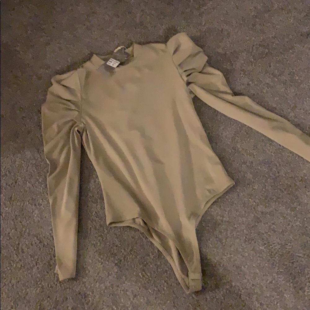 Olive light green body suit